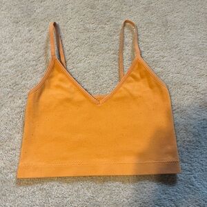Garage Seamless Neon Orange Tank Top